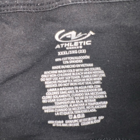 Athletic Works Black Capri Leggings Size XXXL (22) - Picture 4 of 6